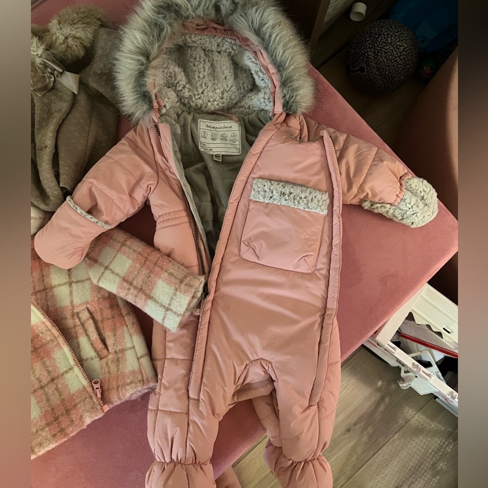Deux par Deux infant snowsuit